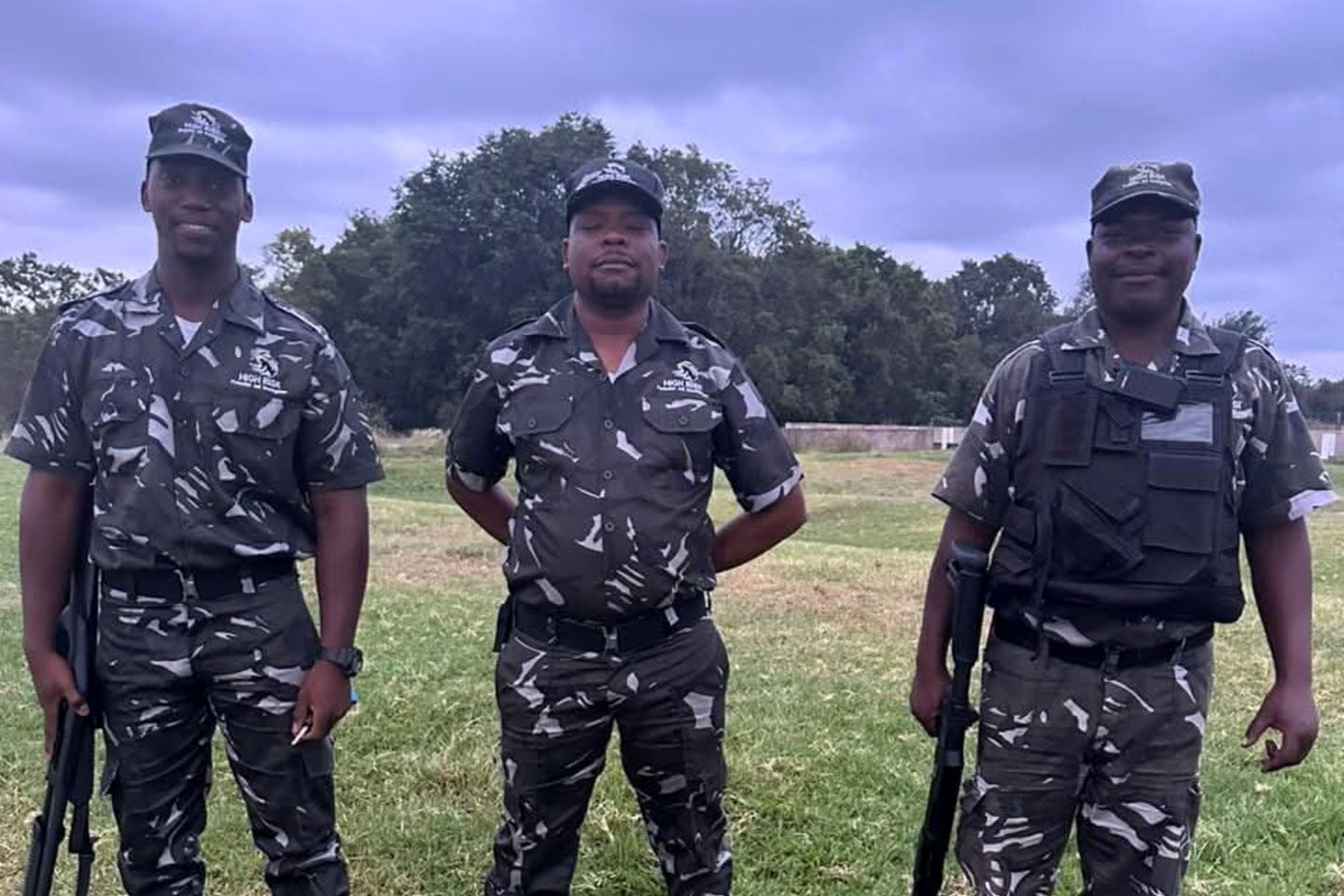 High Risk Protection tactical security officers prepared for site protection